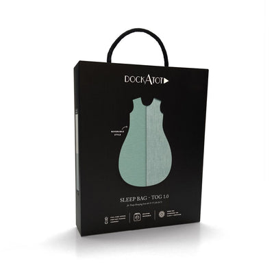 DockATot Sleep Bag, 0-6 months, Tog 1.0 - Marine Chambray (In Stock)