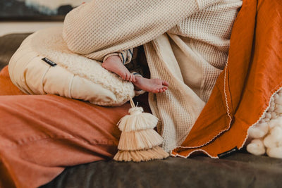 La Maman Wedge - Asparagus Boucle (In Stock)