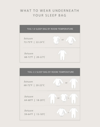 DockATot Sleep Bag, 0-6 months, Tog 1.0 - Brer Rabbit / Marshmallow (In Stock)