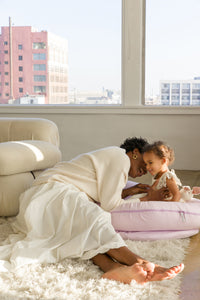 Spare Cover (Grand) - Lovely Lilac Chambray (In Stock)