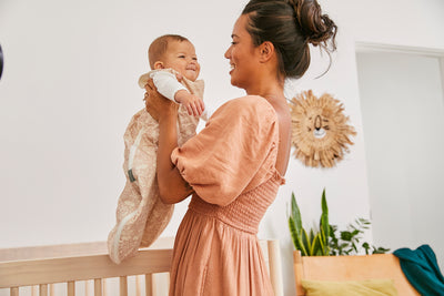 DockATot Sleep Bag, 0-6 months, Tog 1.0 - Brer Rabbit / Marshmallow (In Stock)