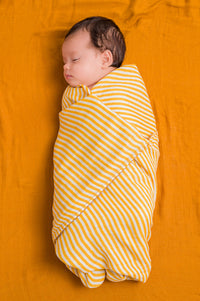 DockATot Swaddle - Golden Stripe / Pumpkin Spice (In Stock)