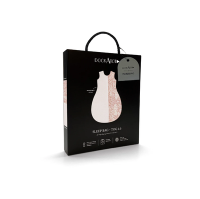 DockATot Sleep Bag, 0-6 months, Tog 1.0 - Brer Rabbit / Marshmallow (In Stock)