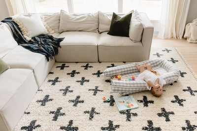 Grand Dock - Stone Gingham